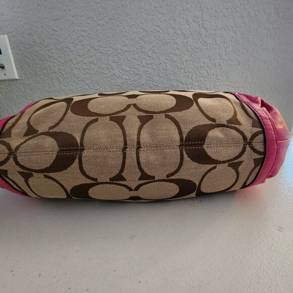 Vintage Coach Alexandar Jacquard Shoulder Bag Satchel Purse - Picture 7 of 13